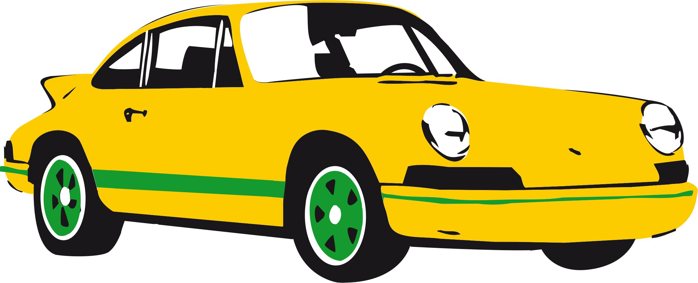 Sport car yellow png