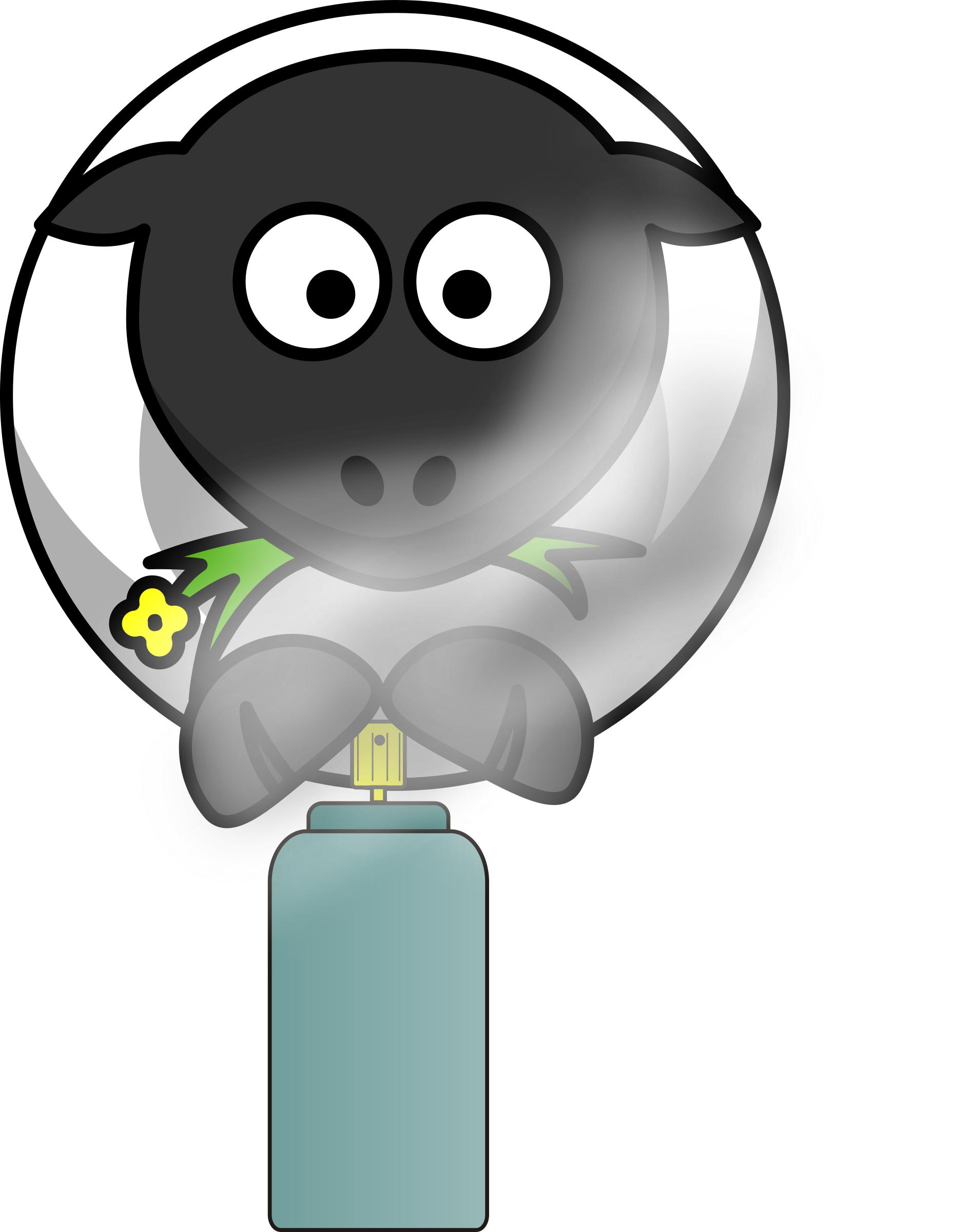 Spray can sheep png