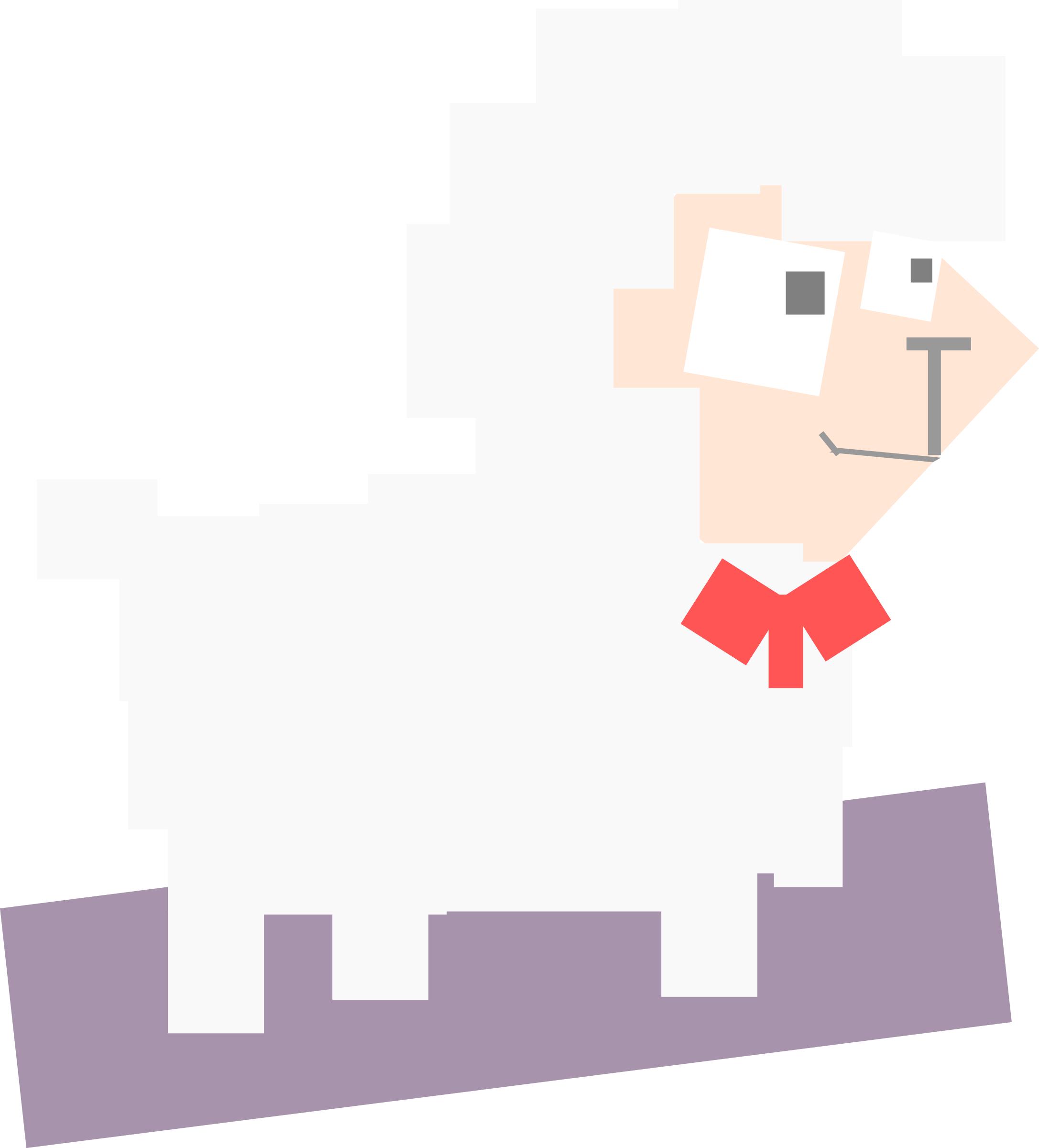 Square animal cartoon sheep PNG icons