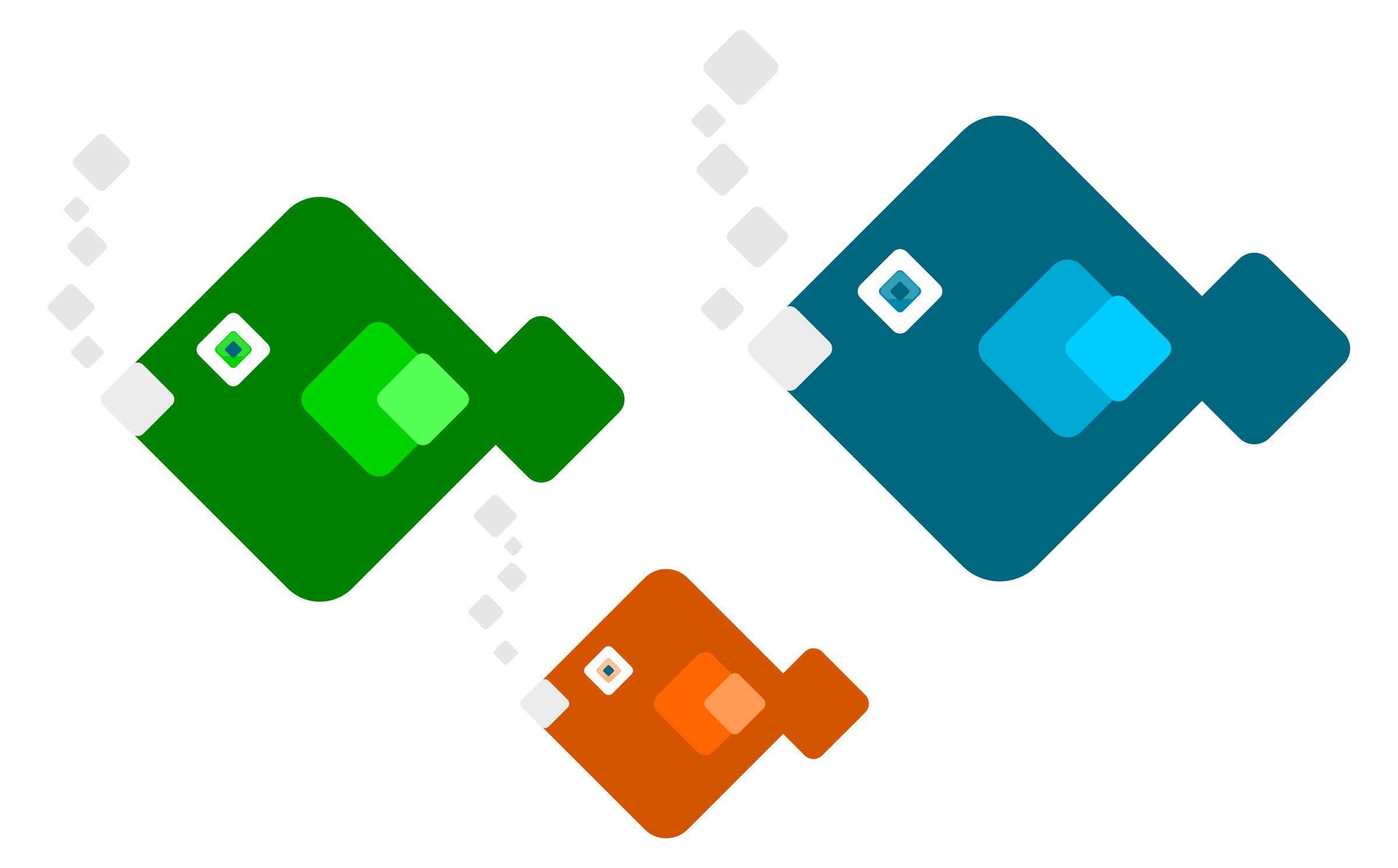 Square Fishes PNG icons