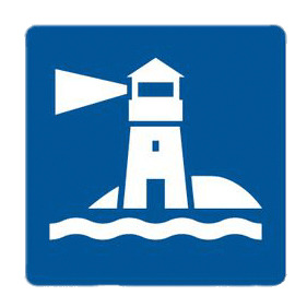 Square Lighthouse Sticker icons