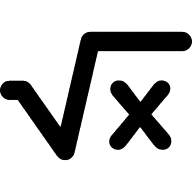 Square Root Of X PNG icons