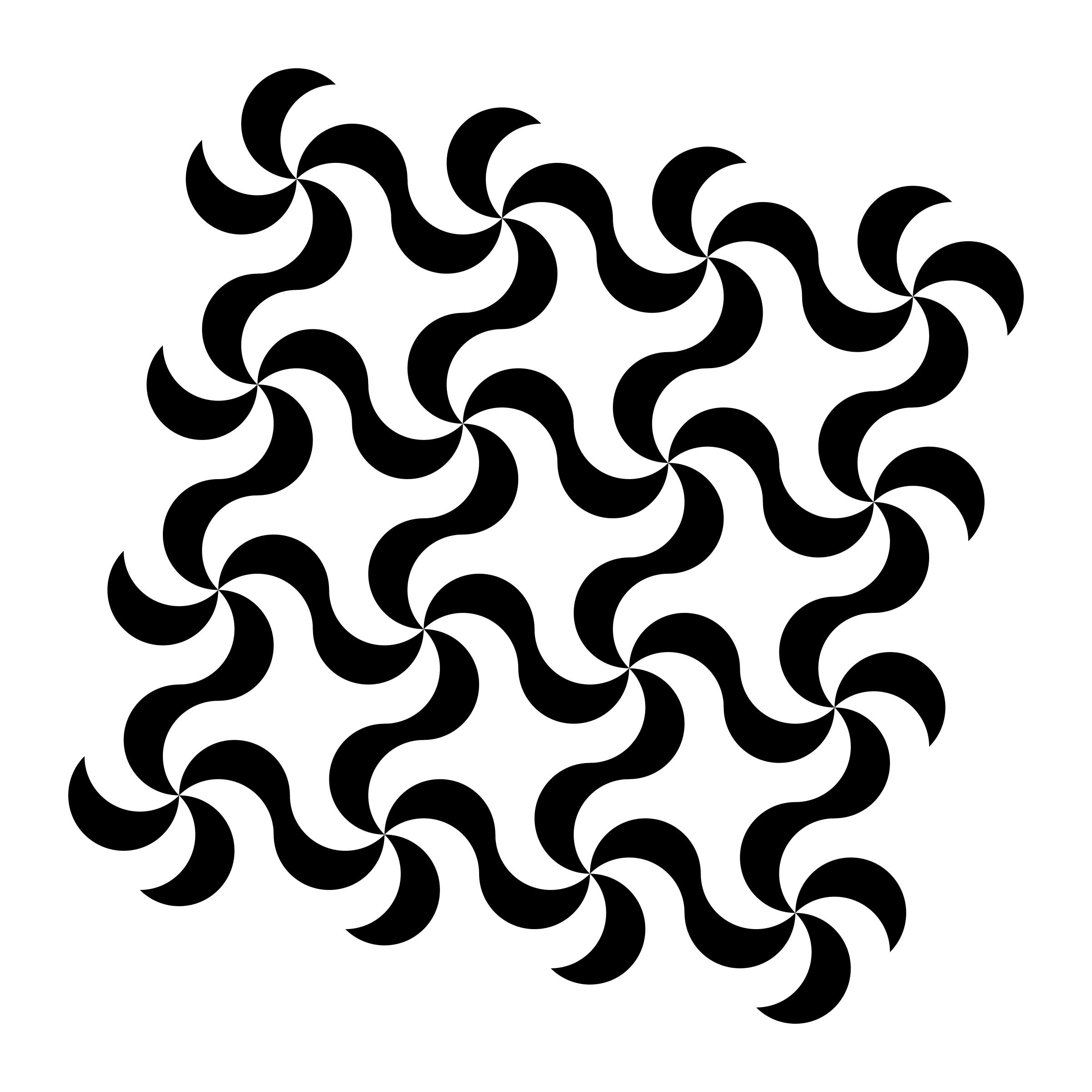 squarish swirly pattern png