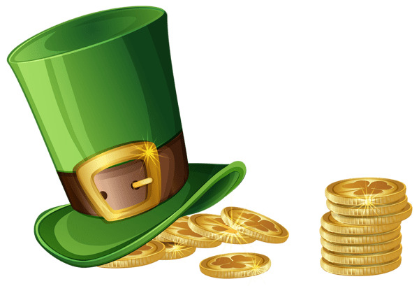 St Patrick's Day Hat and Gold Coins png icons