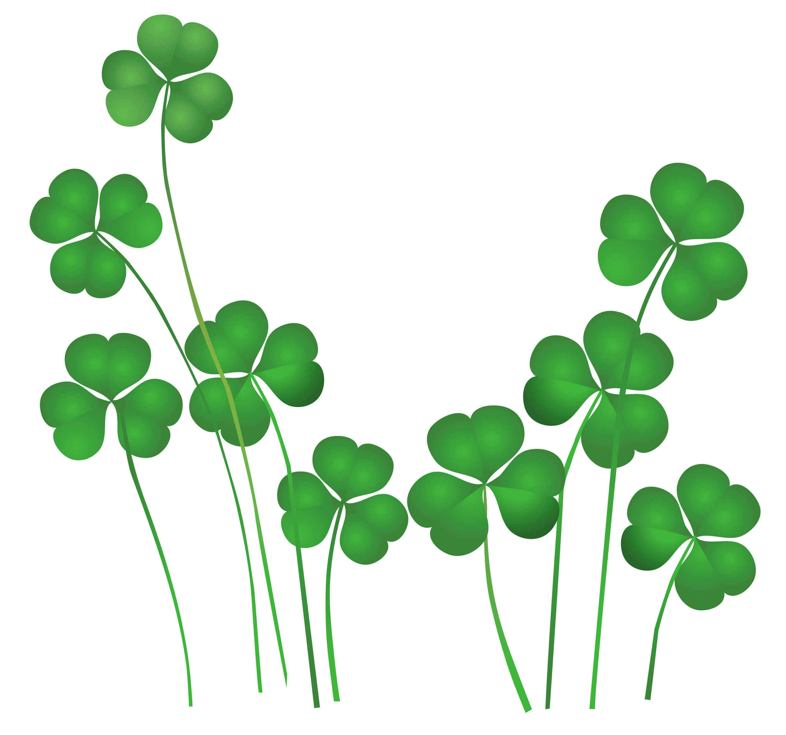 St Patrick's Day Shamrocks icons