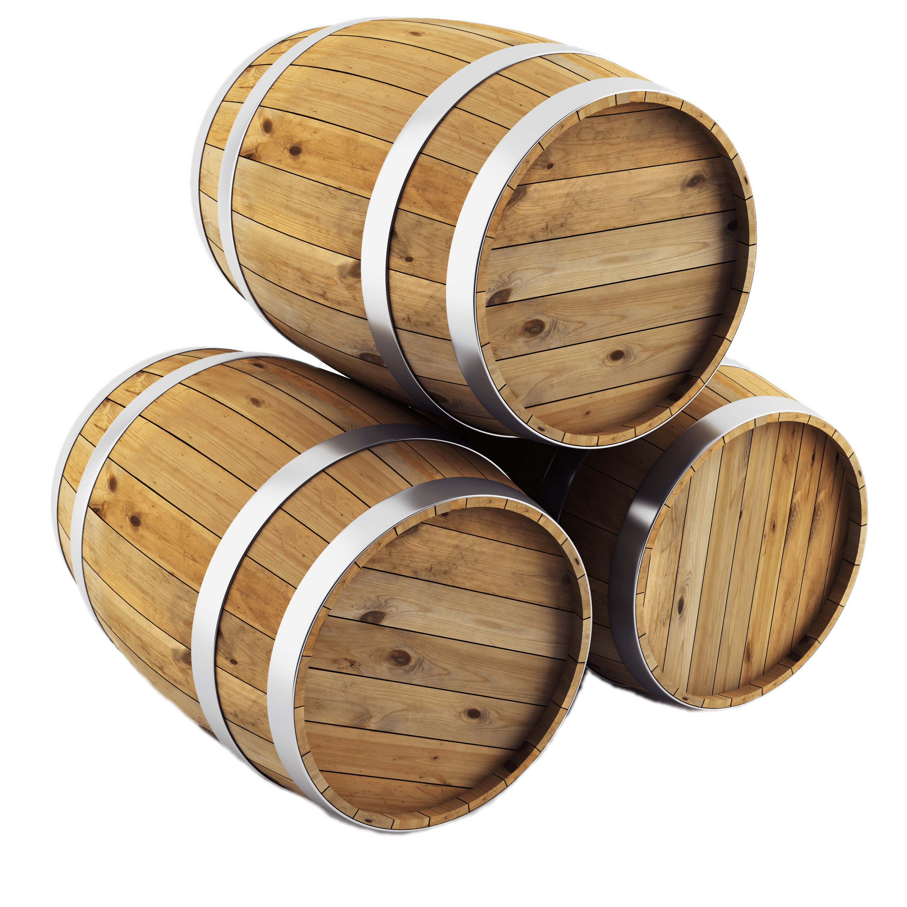 Stacked Barrels png
