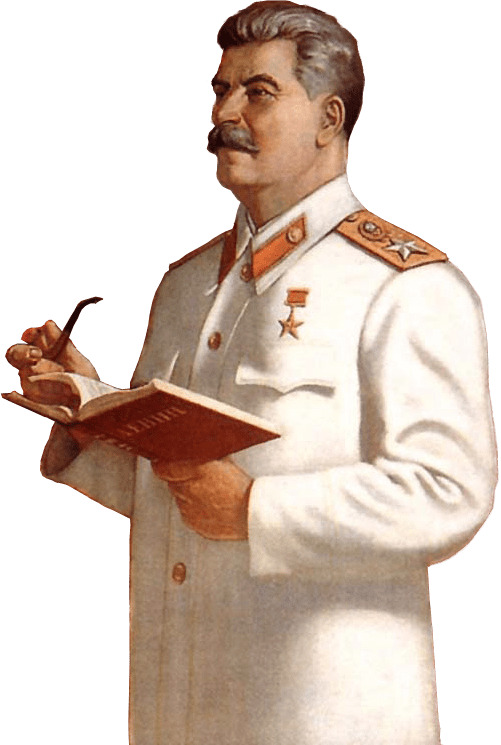 Stalin In Uniform Colour Image icons