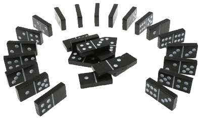 Standing Domino Blocks icons