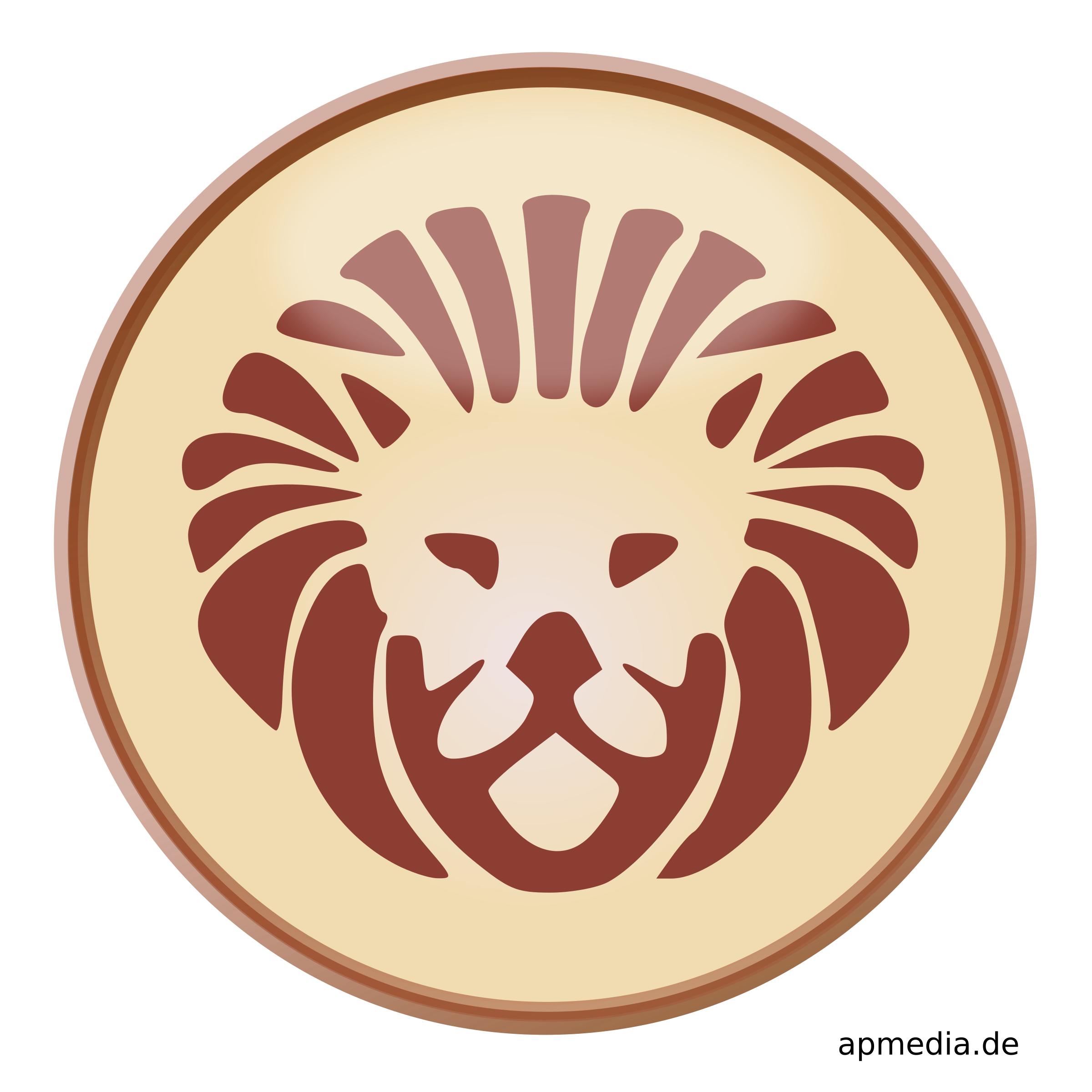 Star Sign Lion PNG icons