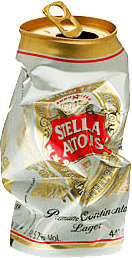 Stella Artois Crushed Can png icons