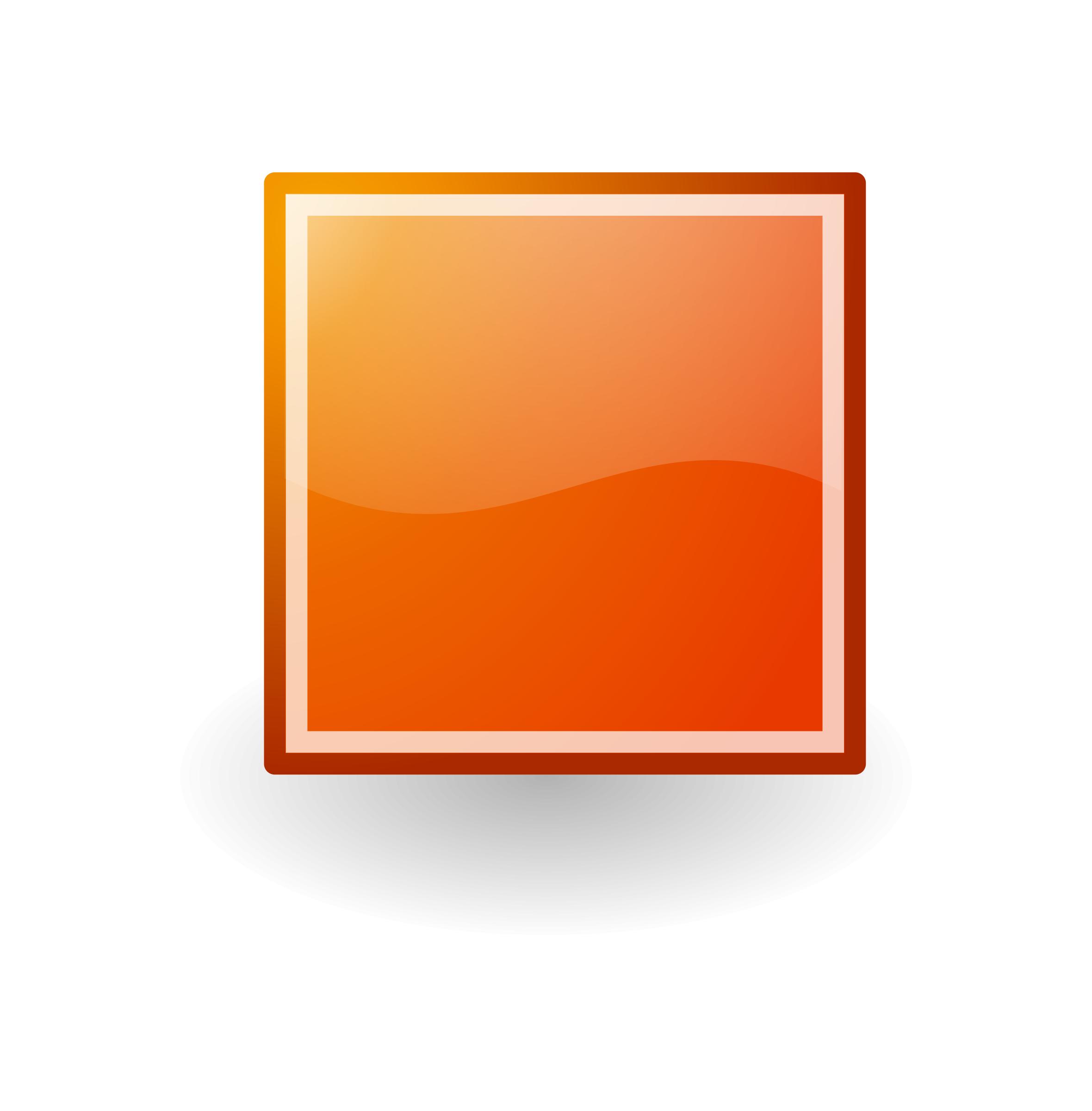 Stop Orange Button Tango Style PNG icons
