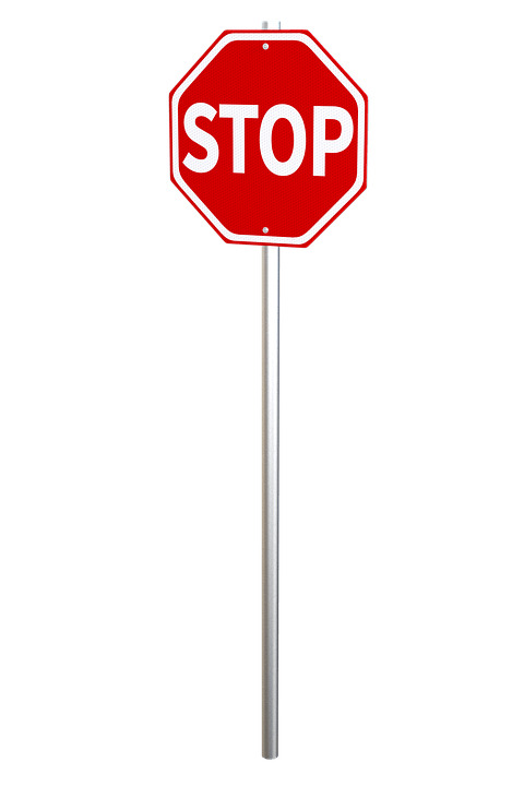 Stop Sign on Pole icons