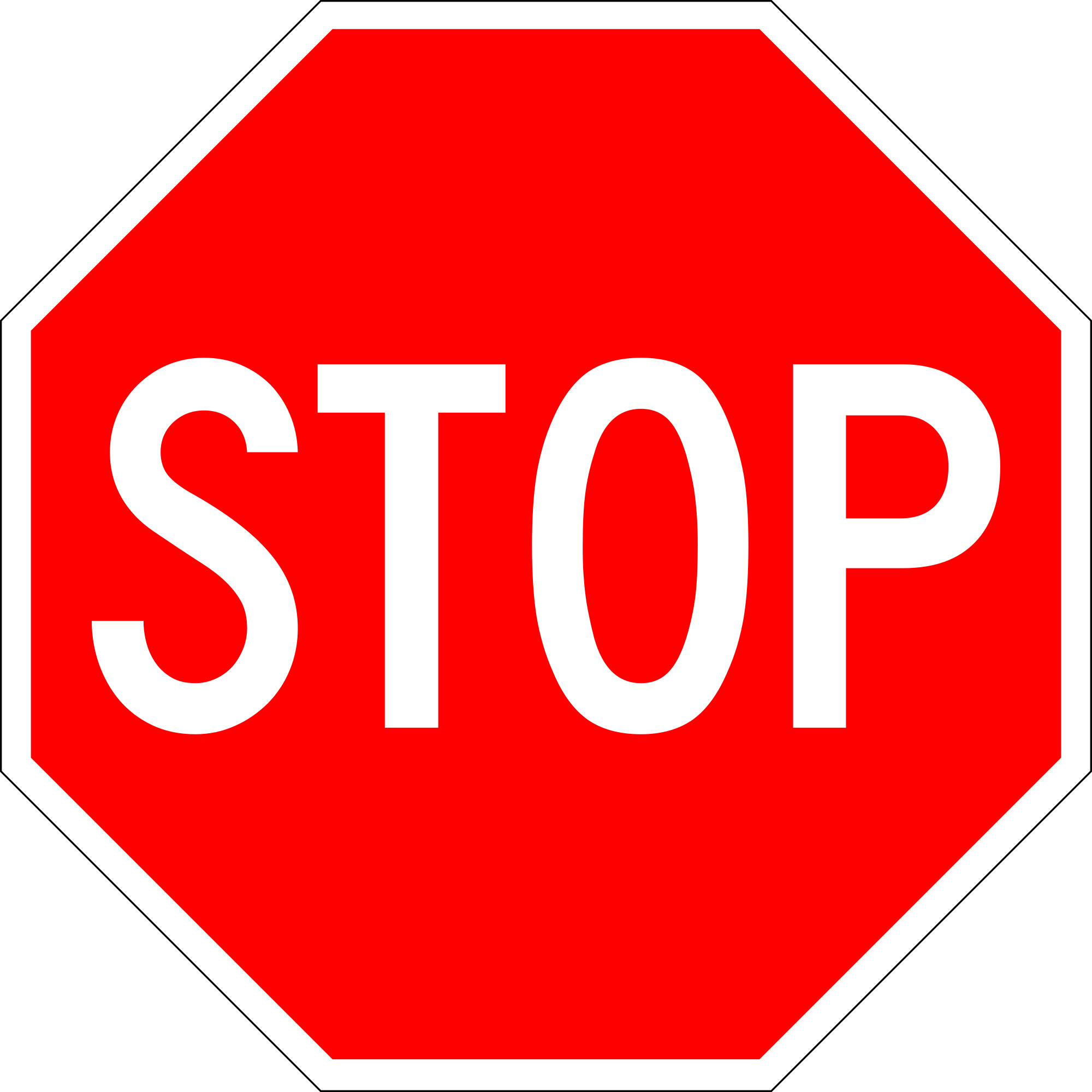 Stop Traffic Sign png icons