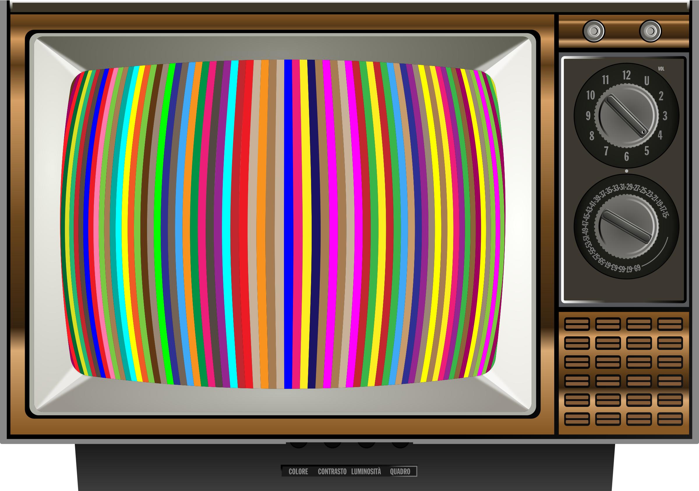 Striped Test Pattern Television png