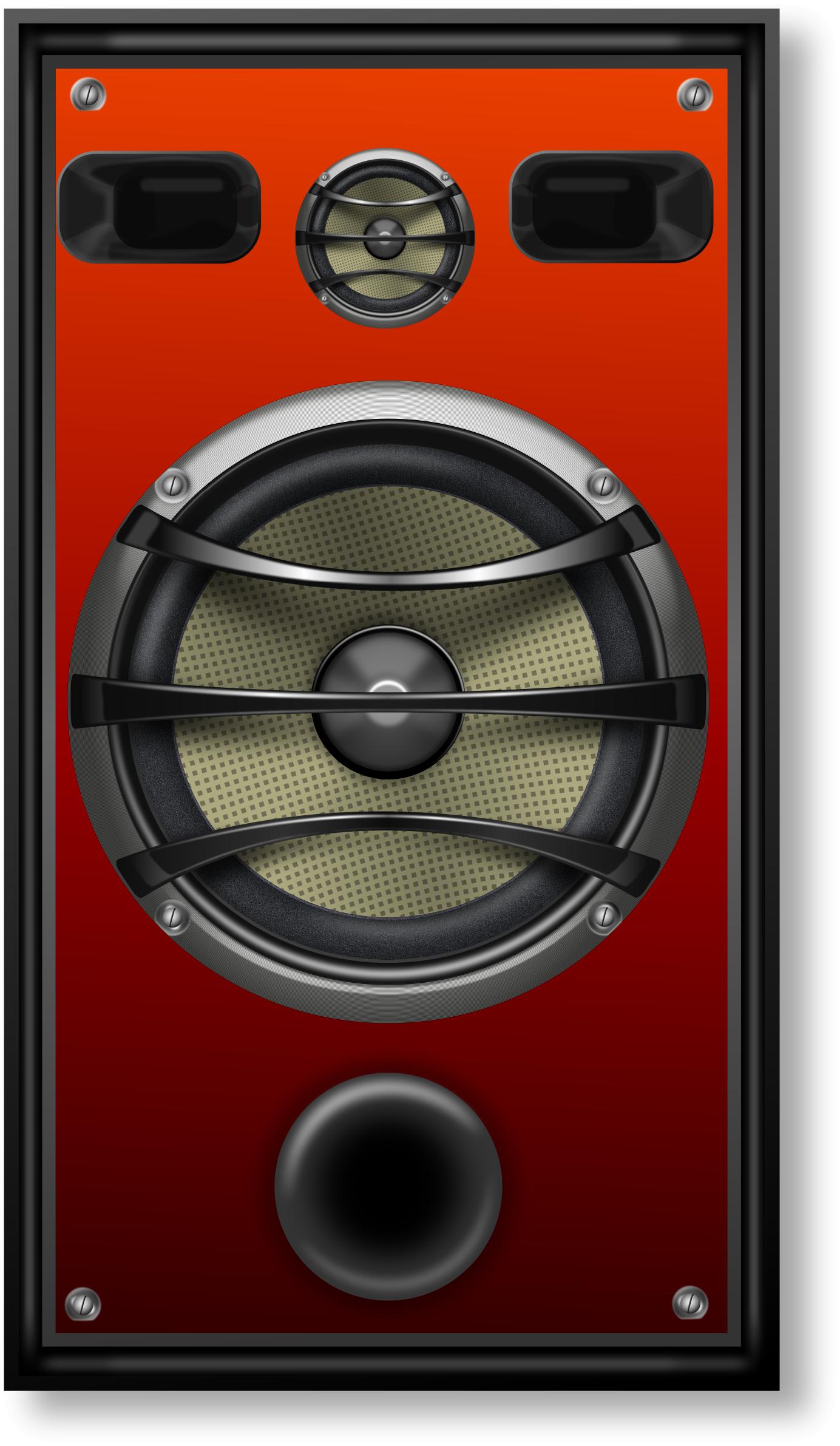 Studio Speaker 1 Orange Grill PNG icons