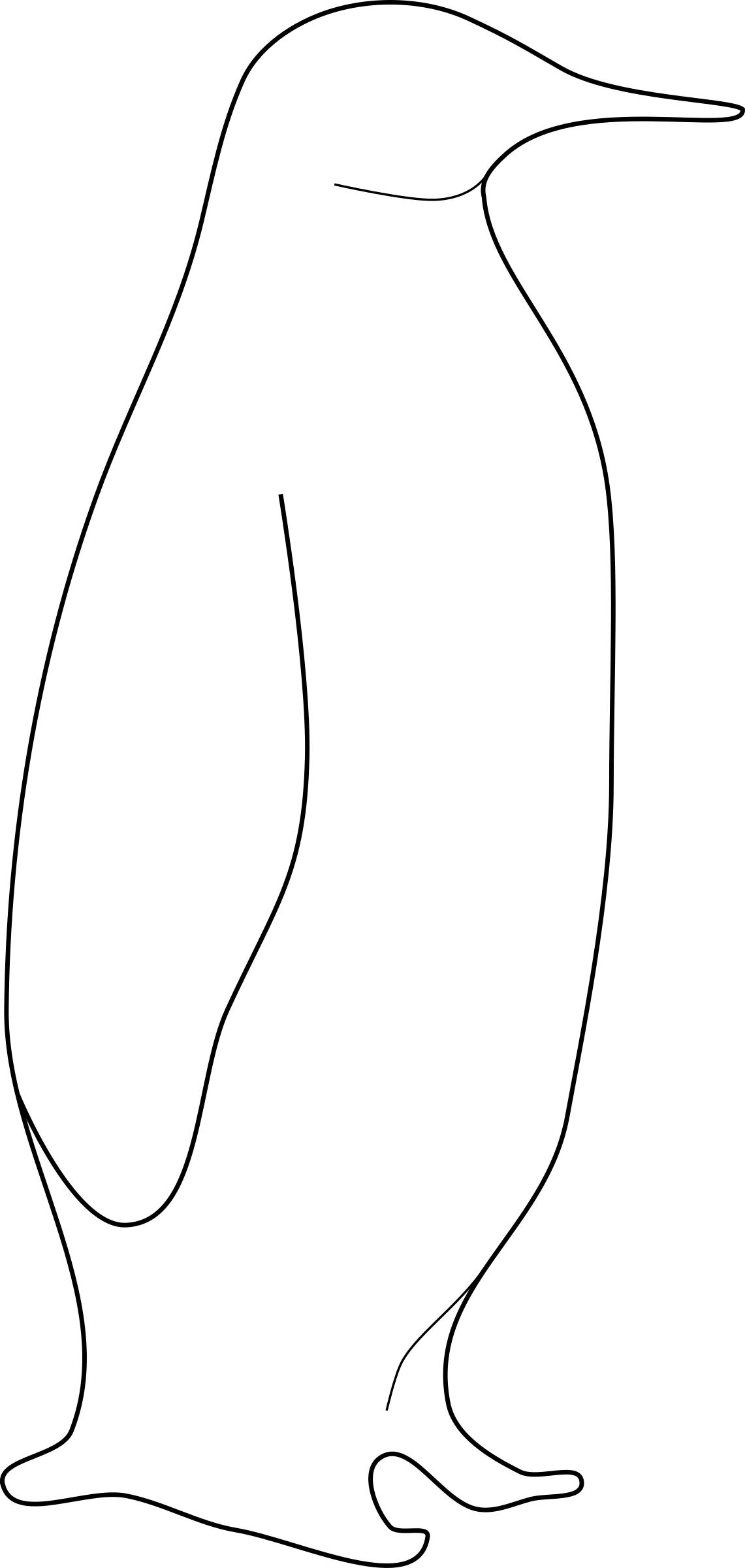 Stylized Penguin png
