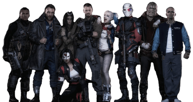 Suicide Squad Group Row icons