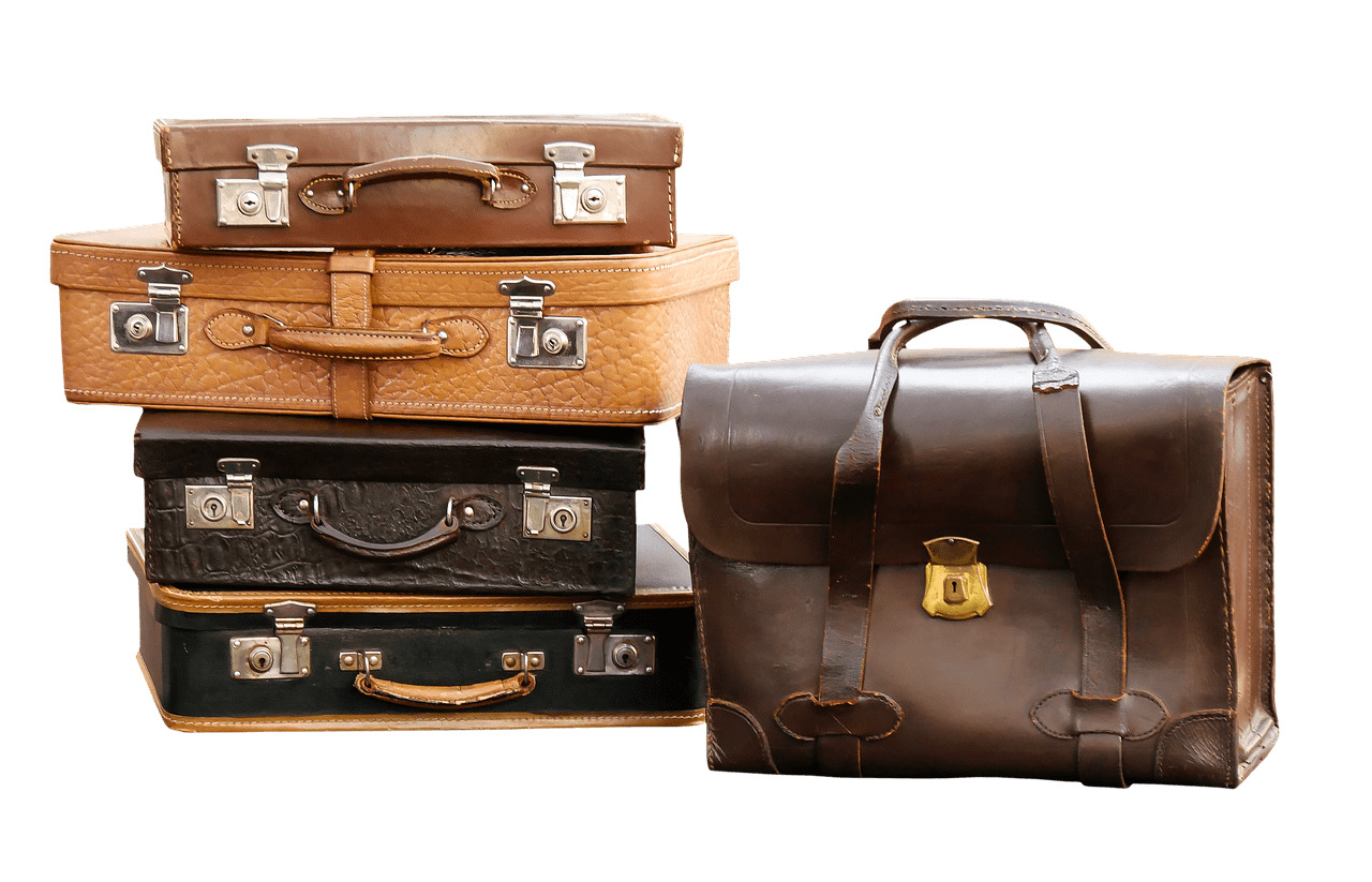 Suitcases Leather png