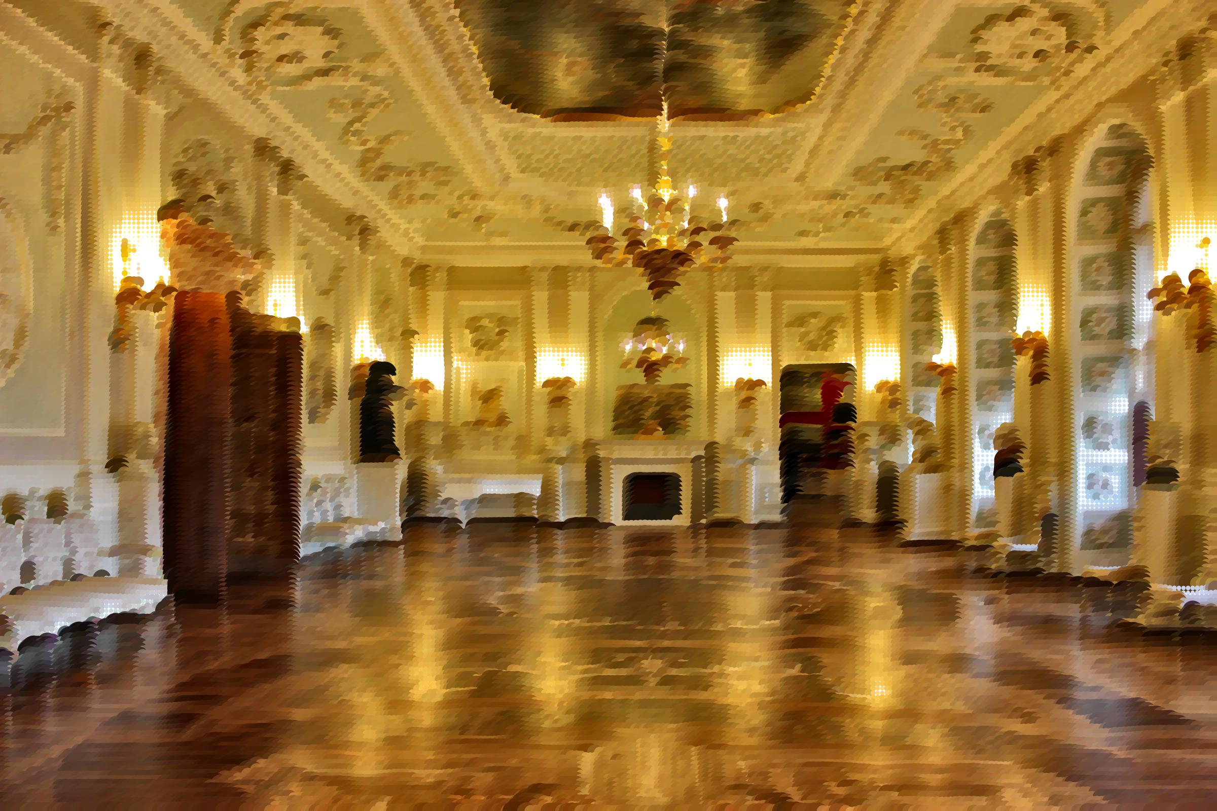Surreal St Petersburg Palace Interior png