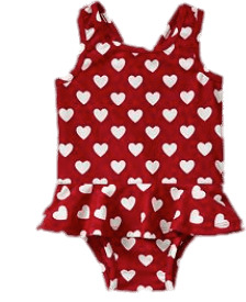 Swimming Suit With Little Hearts icons