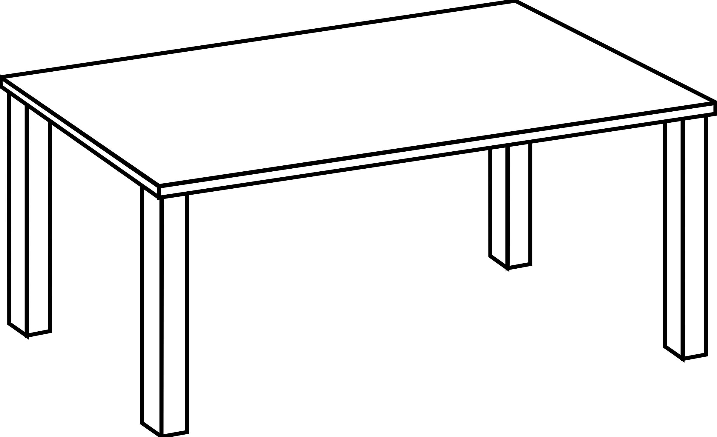 Table Line Art png