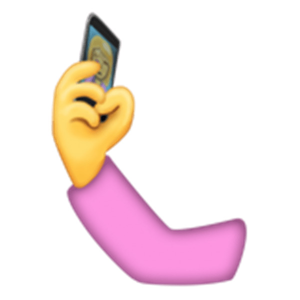 Taking Selfie Emoji icons
