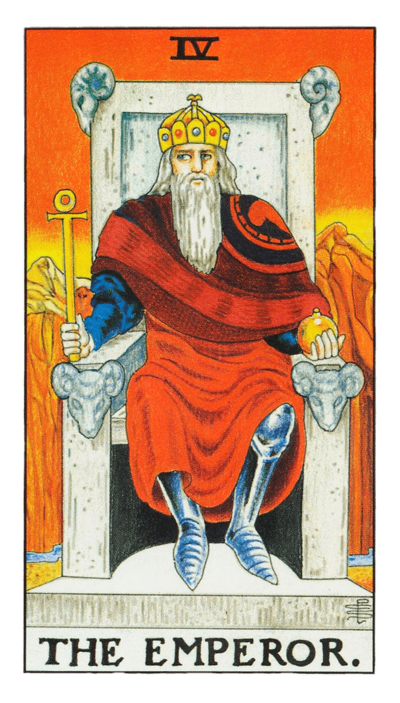 Tarot Card the Emperor icons