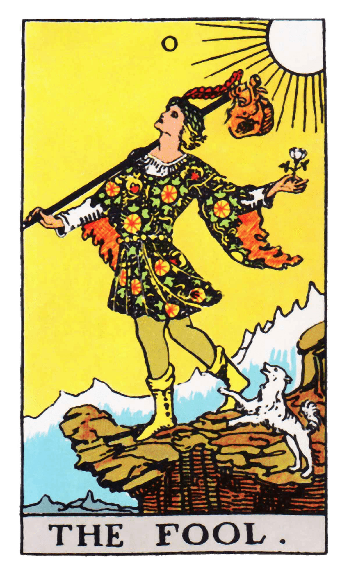 Tarot Card the Fool icons