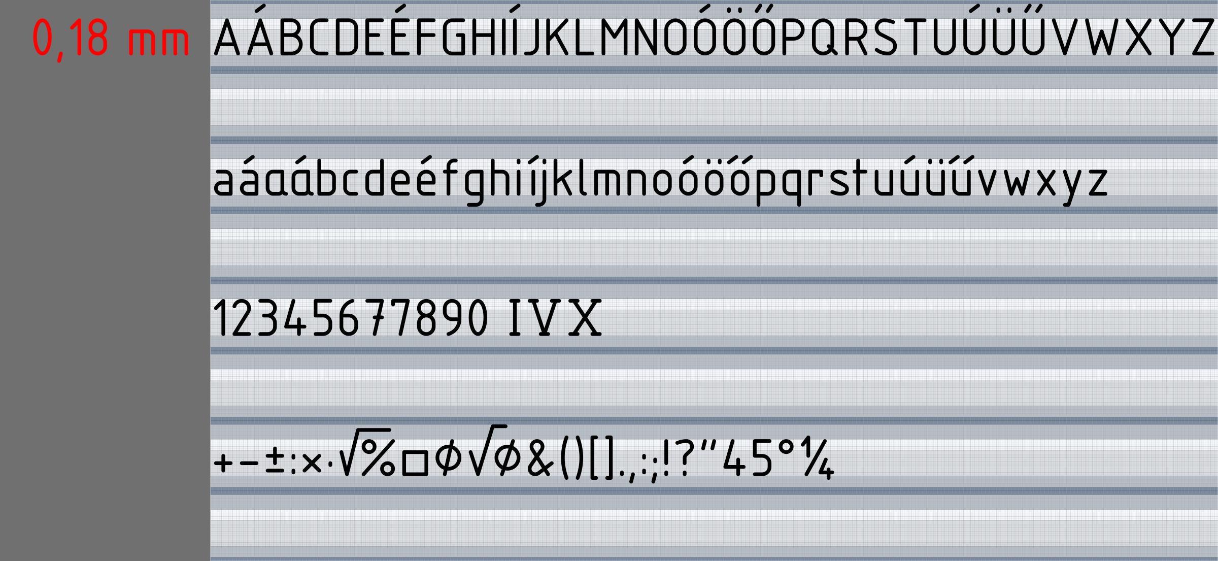 technical lettering set weight 8 png