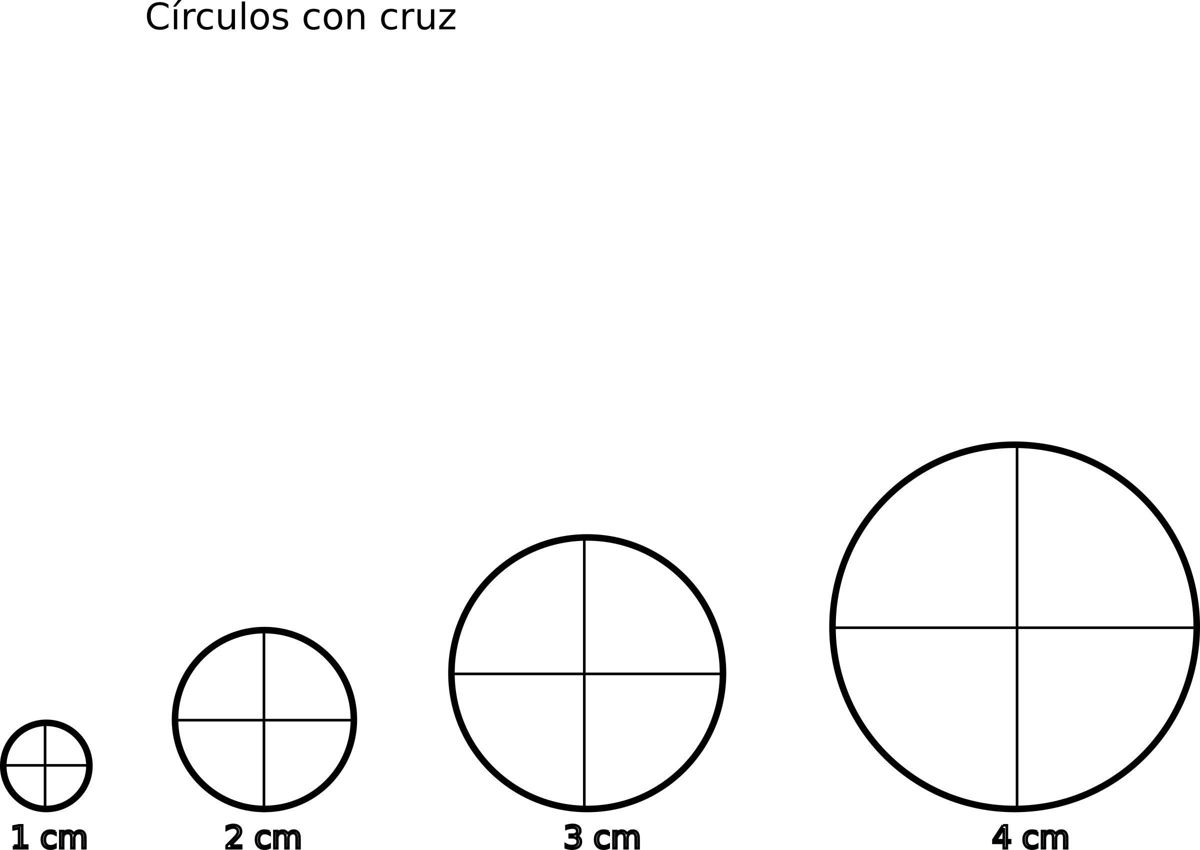 Testigo métrico: cí­rculo con cruz png