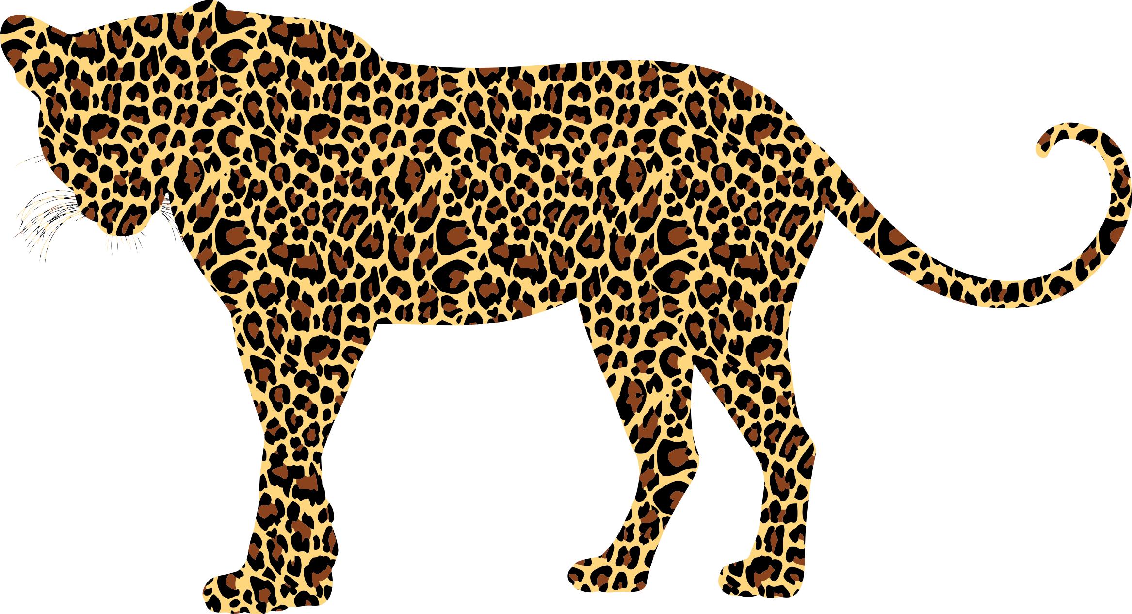 Textured Leopard png
