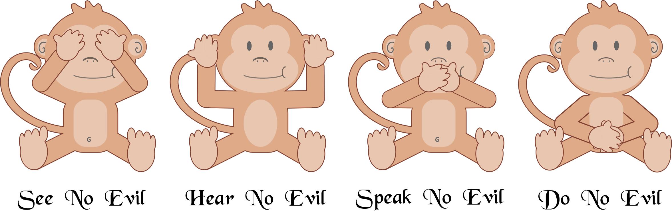 The Four Wise Monkeys png