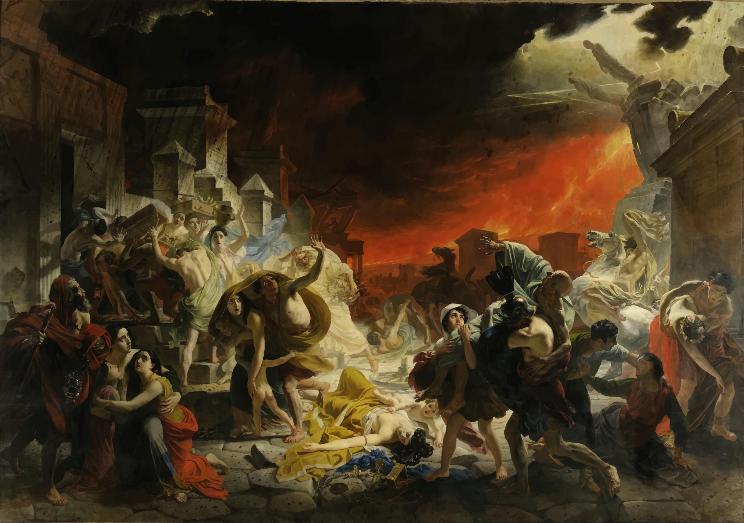 The Last Day Of Pompeii By Karl Brullov png