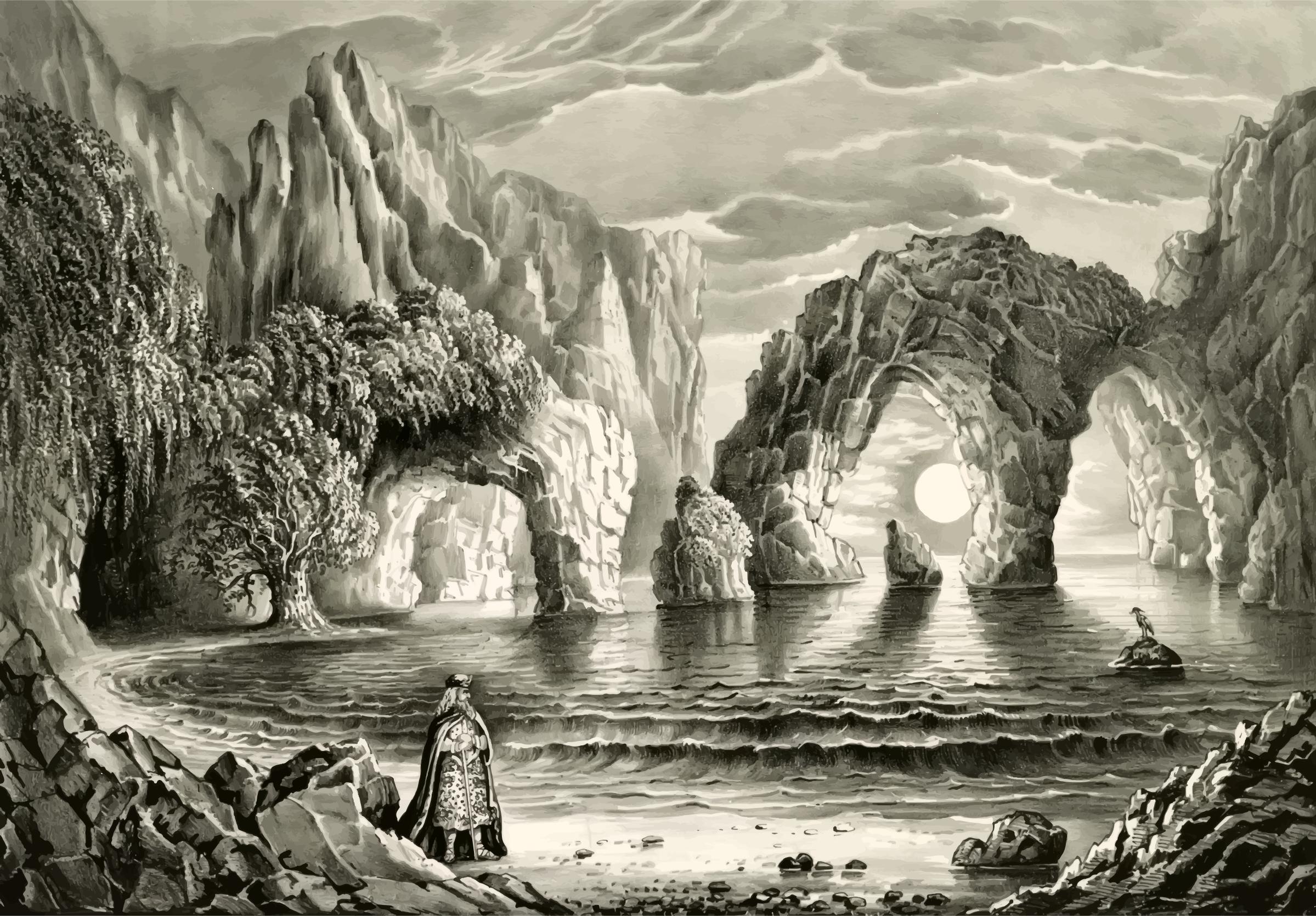 The Magic Grottoes 1870 png