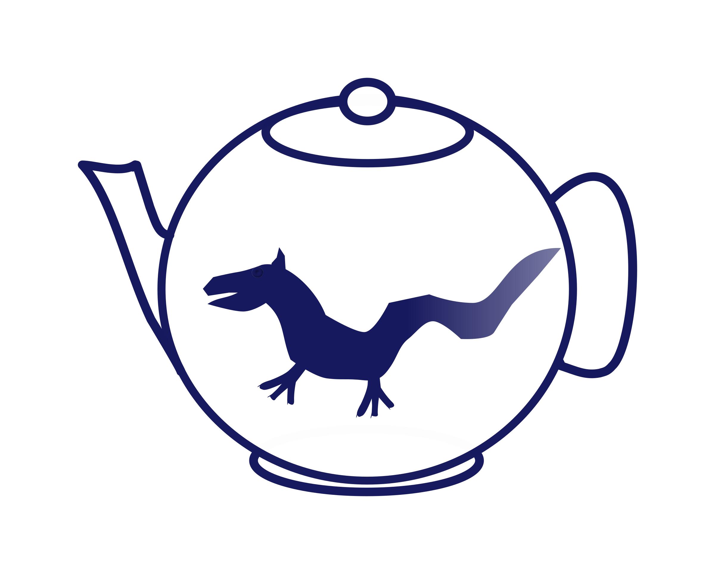 Thèière au dragon - Teapot with dragon png