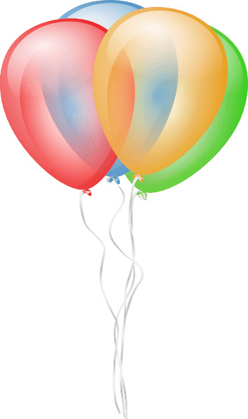 Three Balloons png icons
