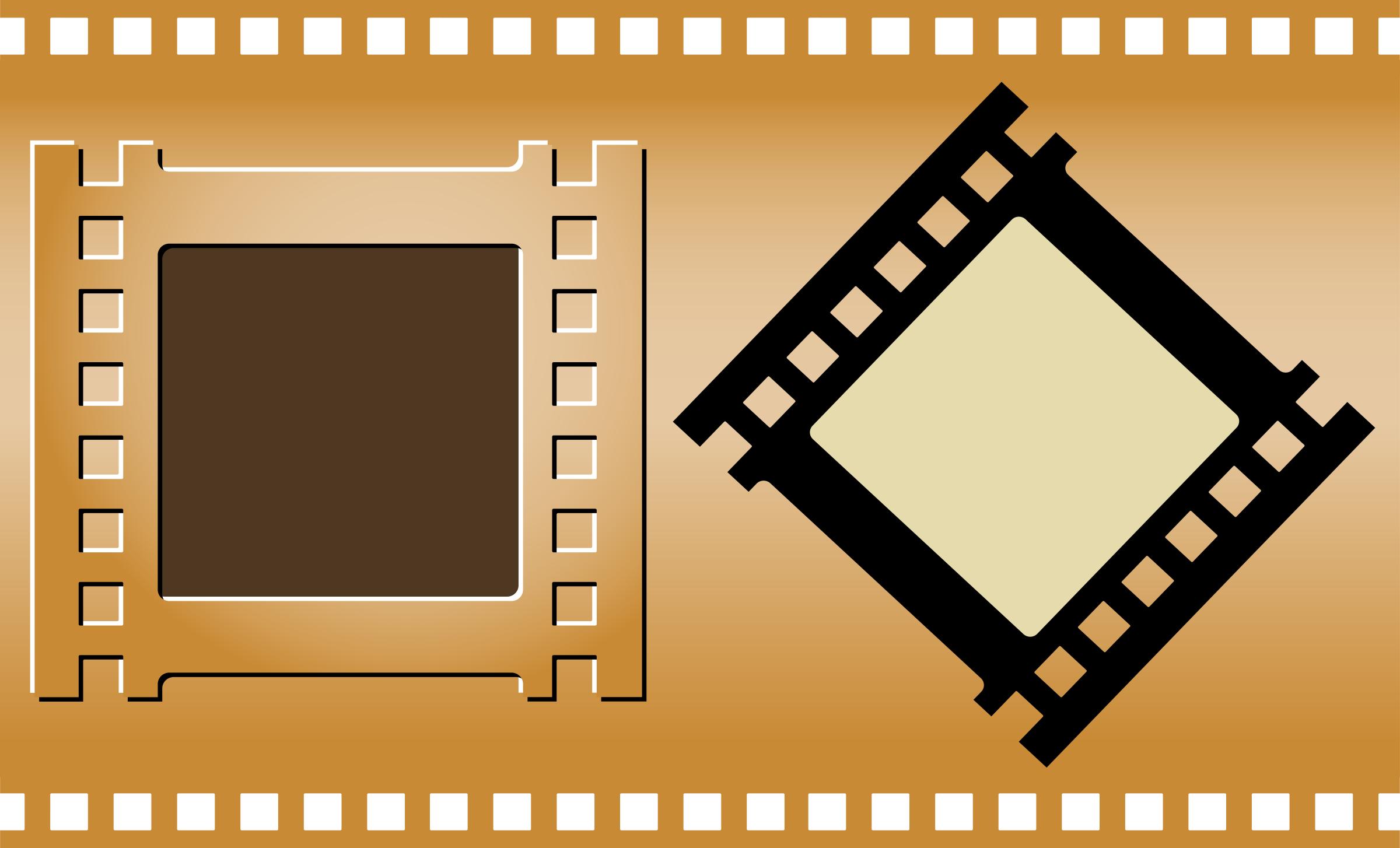 Three Film Strips - Poster Frame png