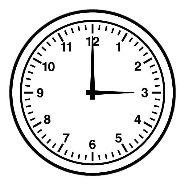 Three O'clock Classic Clock icons