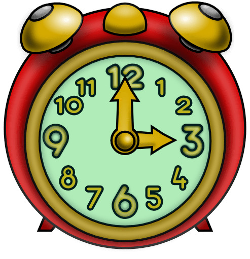 Three O'clock Clipart png icons