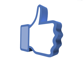 Thumb Up Side View Facebook Icon icons