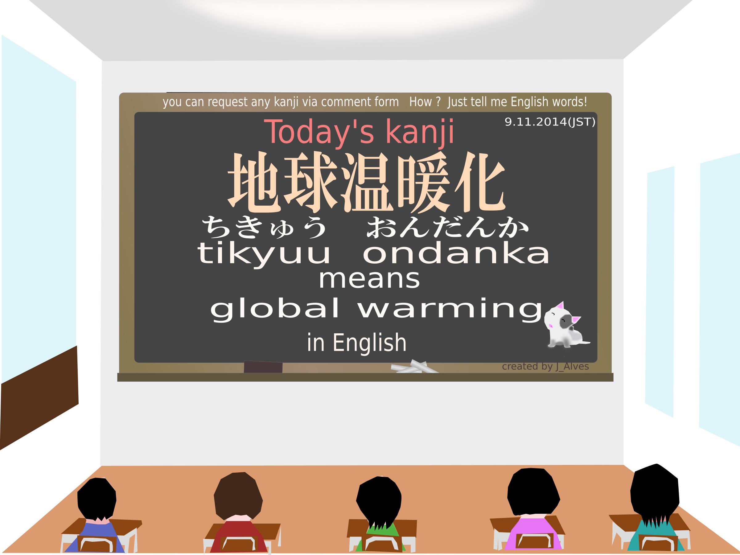 today's kanji-94-tikyuuondanka png