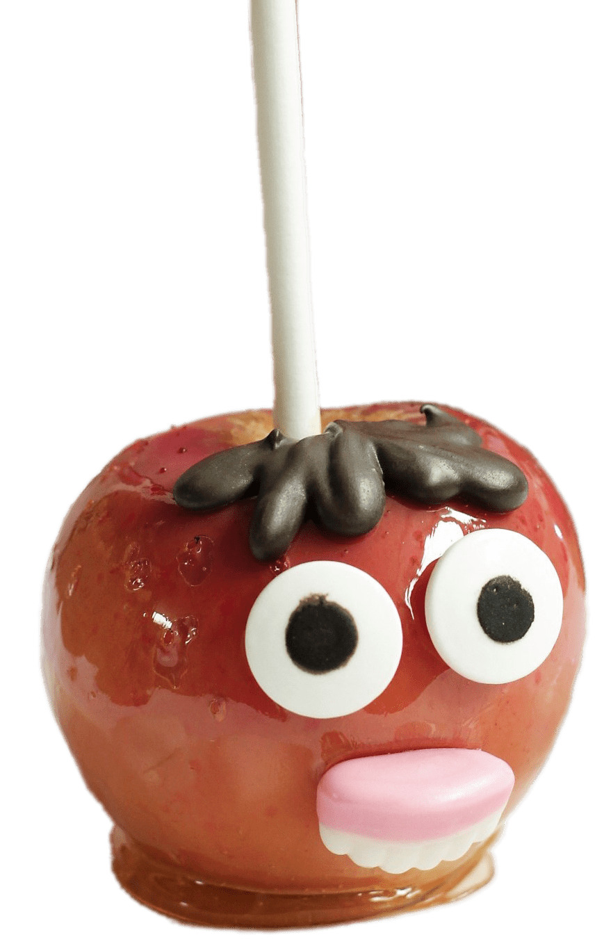 Toffee Apple With A Face png icons