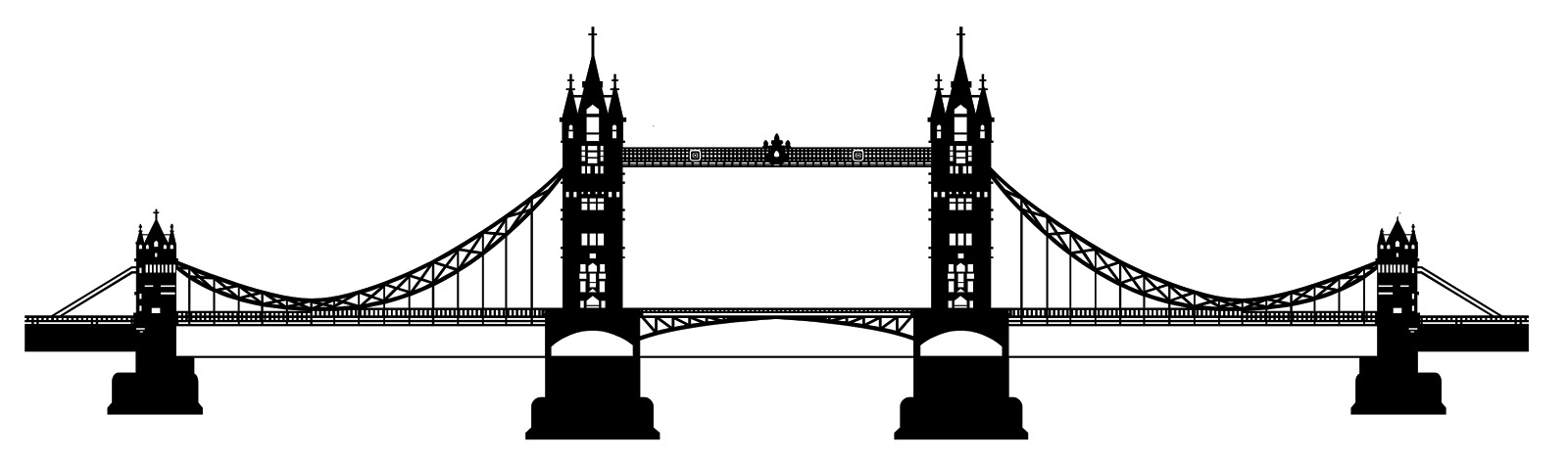 Tower Bridge Clipart icons