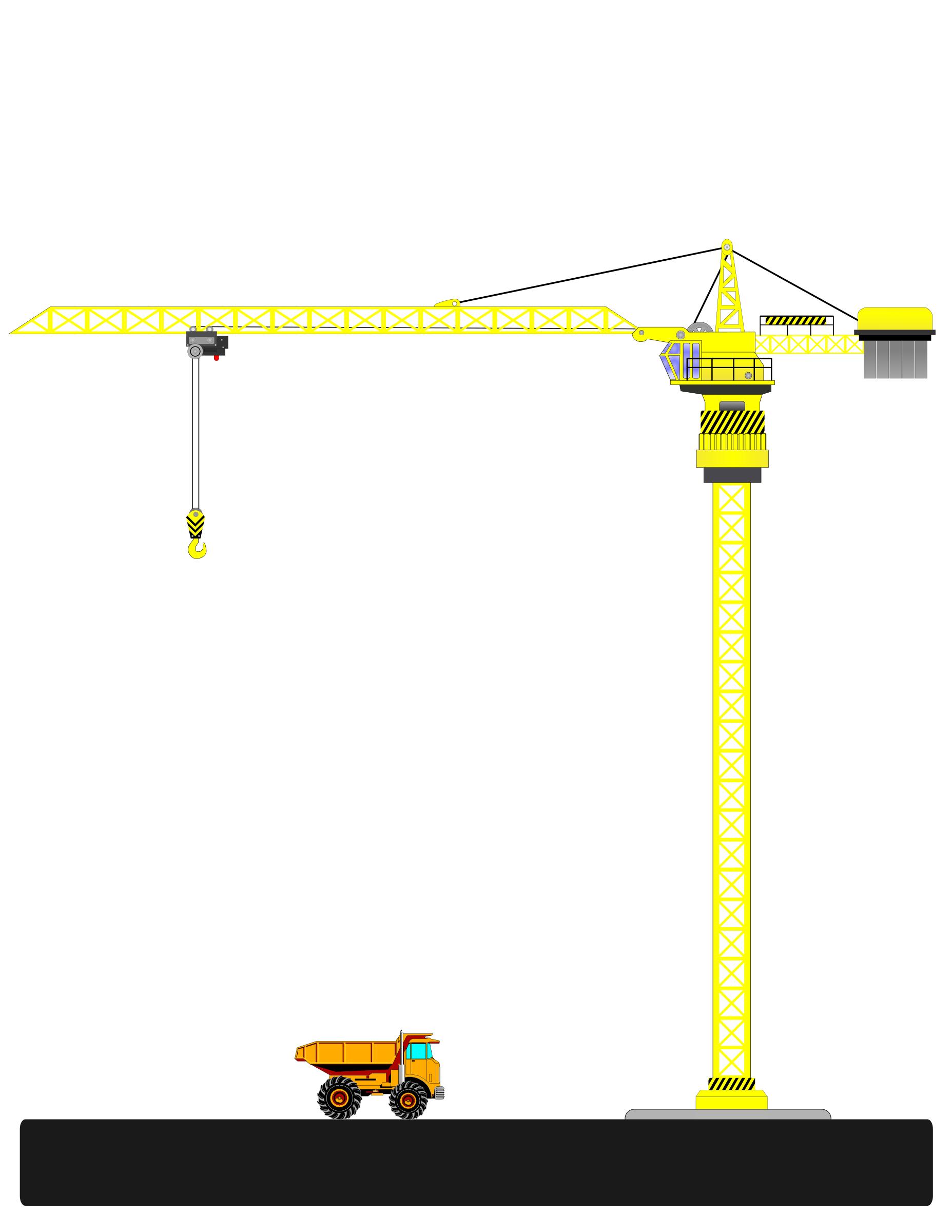 TOWER CRANE png