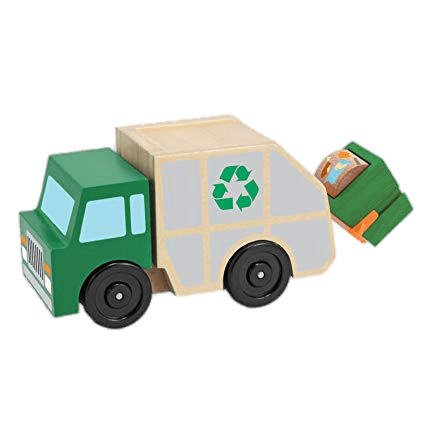 Toy Wooden Garbage Truck png icons
