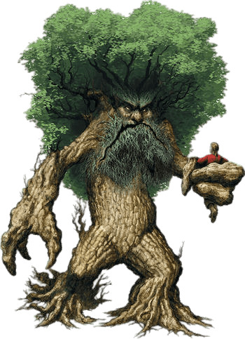 Treant Holding Girl png icons