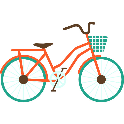 Trendy Bike Clipart icons