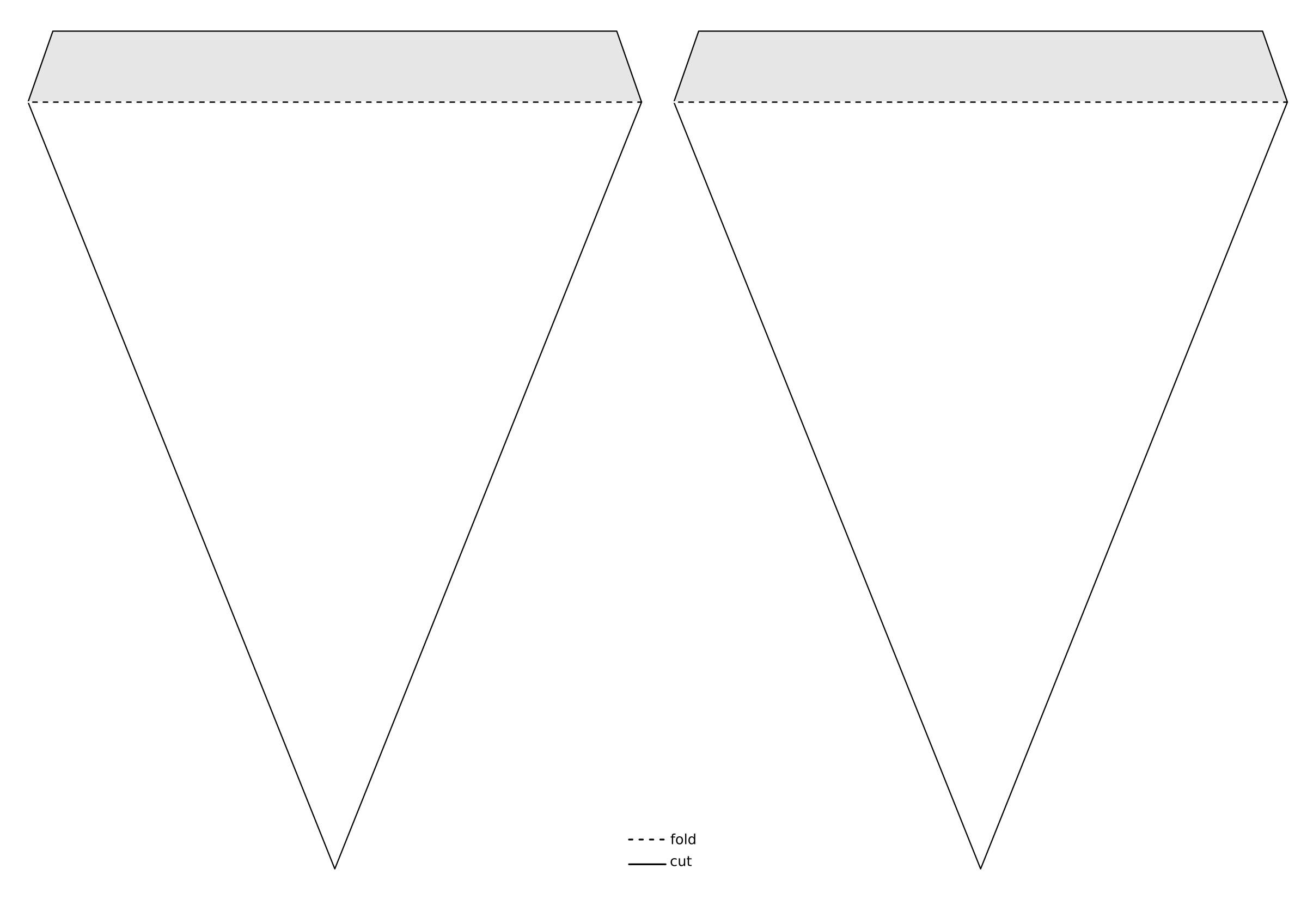 Triangle pennant banner template Icons PNG - Free PNG and Icons For Triangle Pennant Banner Template