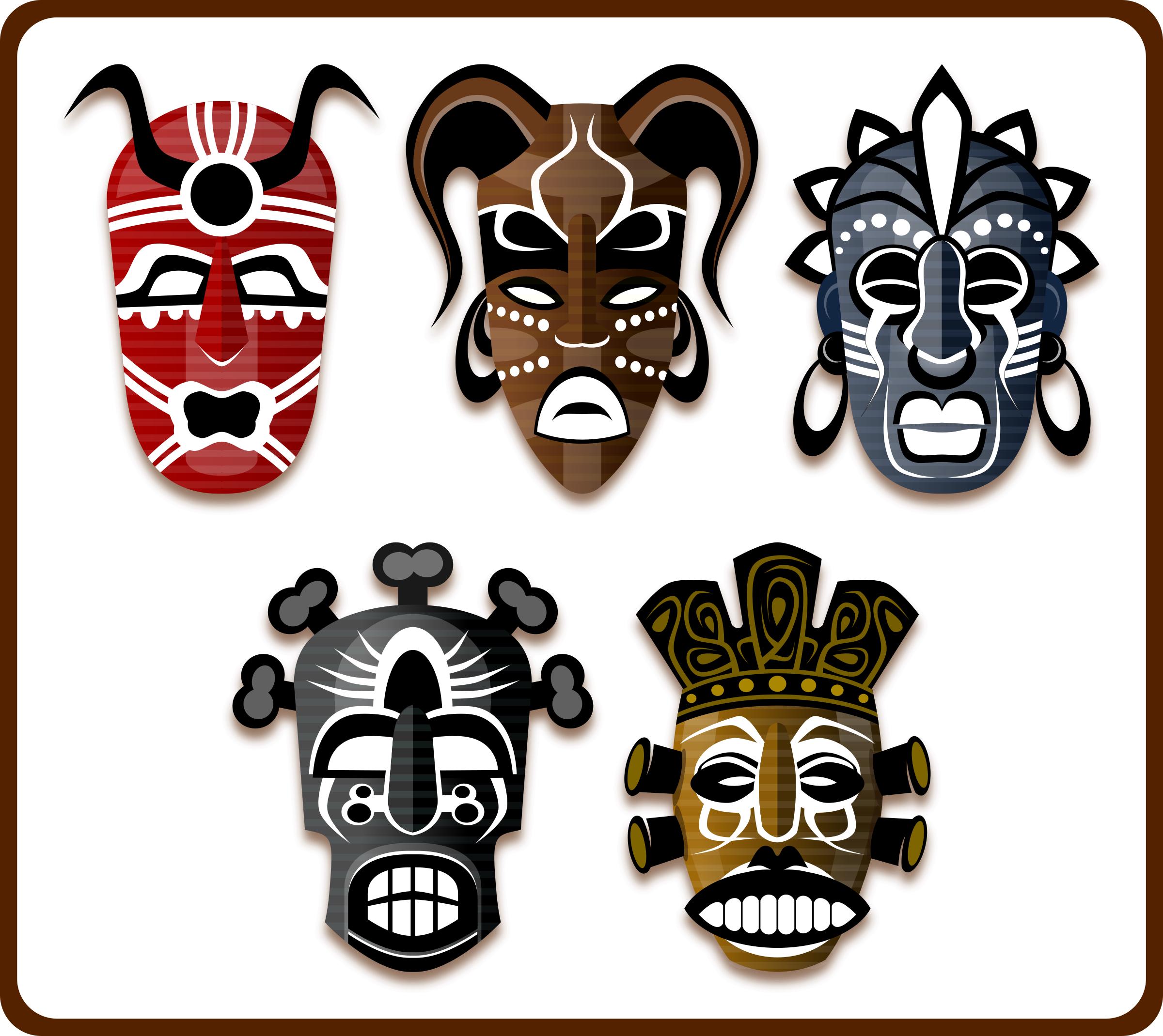Tribal Masks png