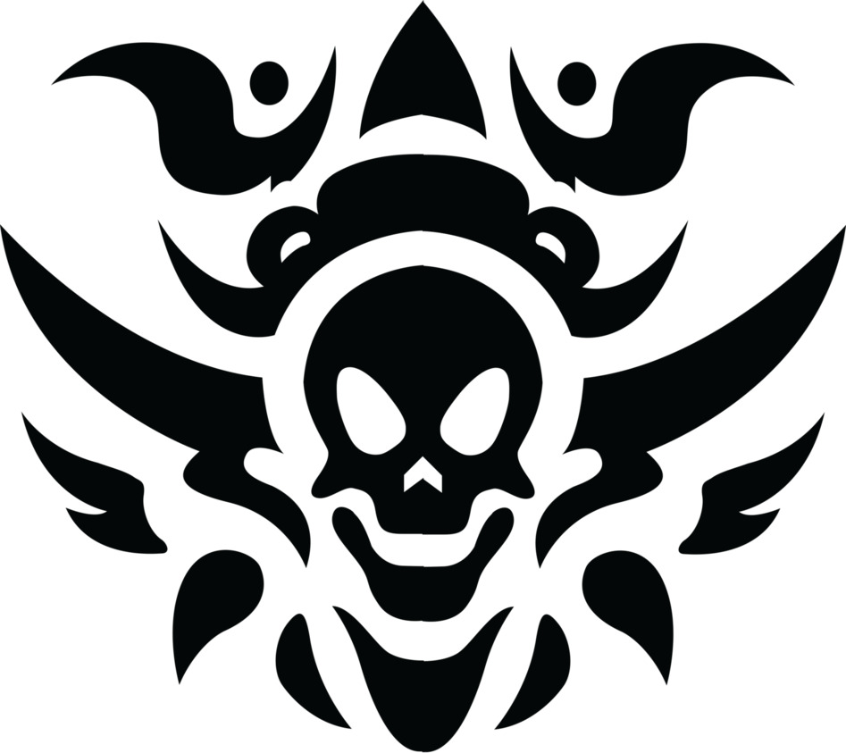 Tribal Skull Tattoo icons